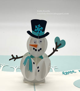 Karen Burniston Dies Snowman Pop-Up (1169)