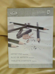 Royal & Langnickel Essentials Sketching Artist Pad 15 Sheets