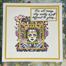 Load image into Gallery viewer, IndigoBlu A6 Red Rubber Stamp Queen of Hearts
