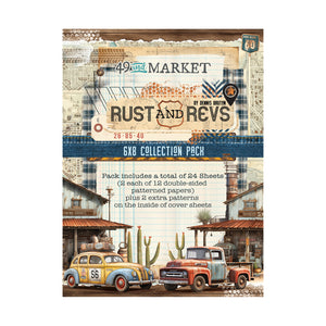 49 & Market Rust and Revs 6x8 Paper Pack (RAR-28997)