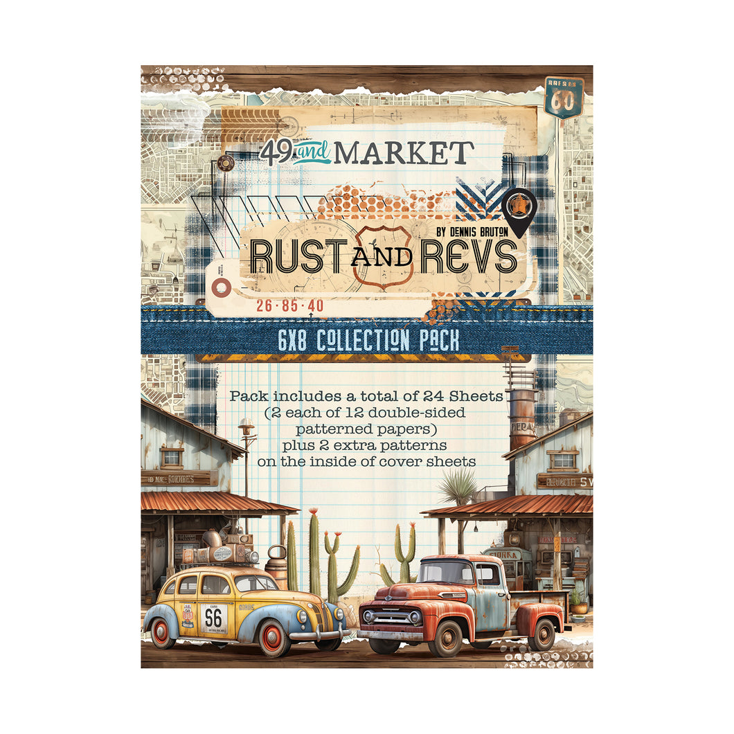 49 & Market Rust and Revs 6x8 Paper Pack (RAR-28997)