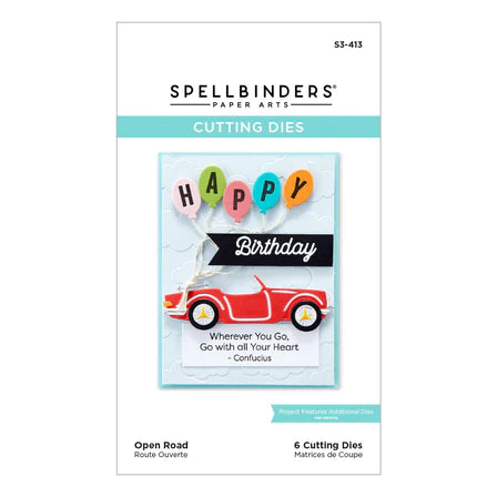 Spellbinders Paper Arts Cutting Dies Open Road (S3-413)