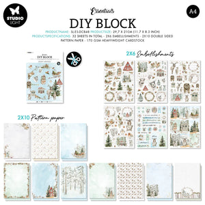 Studio Light Essentials DIY Block Snowy Christmas