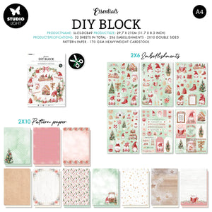 Studio Light Essentials DIY Block Gingerbread Christmas