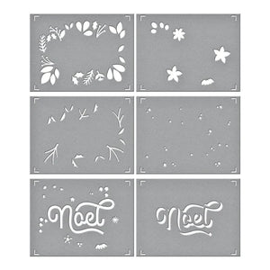 Spellbinders Paper Arts Layered Noel Foliage Stencils (STN-067)