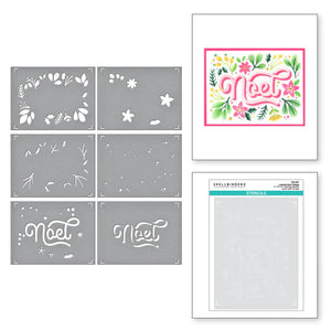 Spellbinders Paper Arts Layered Noel Foliage Stencils (STN-067)