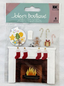 Jolee's Boutique Sticker Collage Waiting for Santa