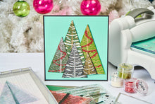 Load image into Gallery viewer, Sizzix A5 Clear Stamps Set W/Stencil Cosmopolitan Christmas Merry And Light By SP
