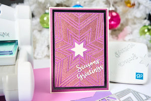 Sizzix Thinlits Die Set Cosmopolitan Christmas Star Bright By Stacey Park