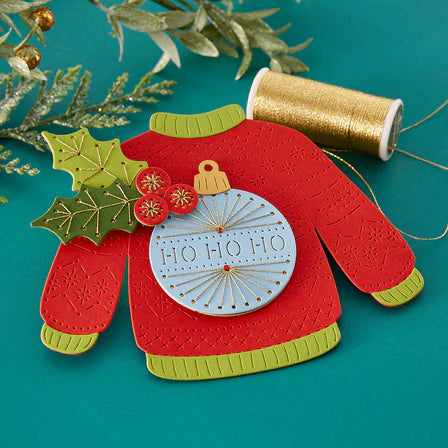 Spellbinders Paper Arts Cutting Dies Stitched Christmas Sweater (S7-237)