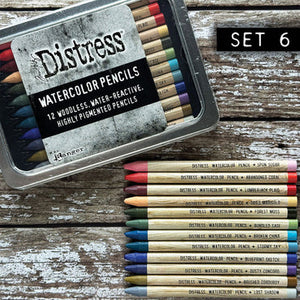 Tim Holtz Distress Watercolor Pencils Set 6 (TDH83603)