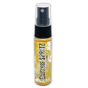 Tim Holtz Distress Mica Spritz Fossilized Amber (TDU86314)