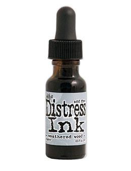 Tim Holtz Distress Ink Re-Inker Weathered Wood (TIM20318)