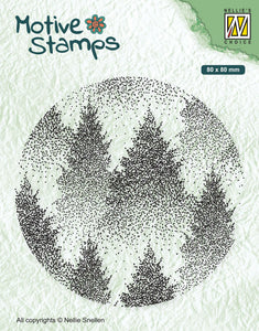 Nellie's Choice Motive Stamps Misty Forest (TXCS017)