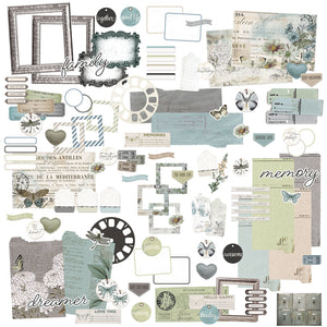 49 and Market Vintage Artistry Moonlit Garden Ephemera Bits (VMG-25712)