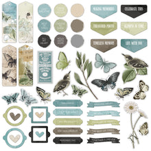 Load image into Gallery viewer, 49 and Market Vintage Artistry Moonlit Garden Chipboard Bits (VMG-25743)
