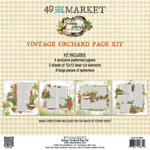 49 & Market Vintage Orchard Scrapbook Page Kit  (VO-28829)