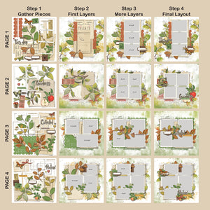 49 & Market Vintage Orchard Scrapbook Page Kit  (VO-28829)