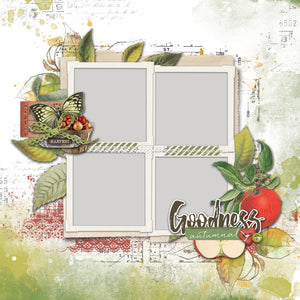 49 & Market Vintage Orchard Scrapbook Page Kit  (VO-28829)