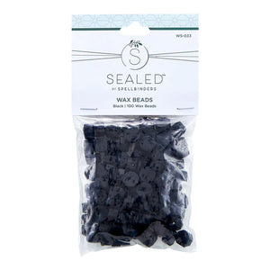 Spellbinders Paper Arts Sealed Collection Wax Beads Black (WS-033)