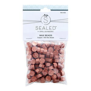 Spellbinders Paper Arts Sealed Collection Wax Beads Copper (WS-035)