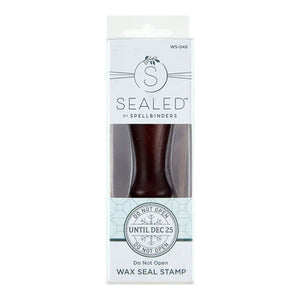 Spellbinders Paper Arts Wax Seal Stamp Do Not Open (WS-046)