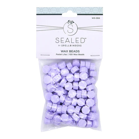 Spellbinders Paper Arts Sealed Collection Wax Beads Pastel Lilac (WS-084)