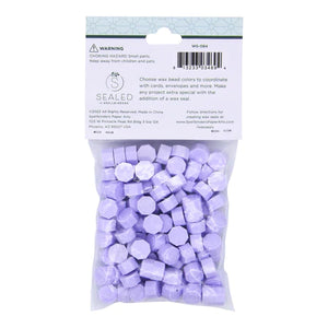 Spellbinders Paper Arts Sealed Collection Wax Beads Pastel Lilac (WS-084)