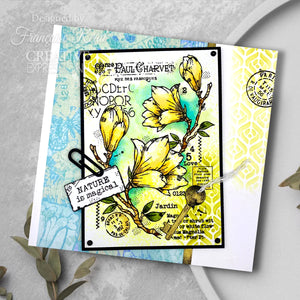 Woodware Craft Collection Clear Stamp Set Spring Magnolia (FRS1034)