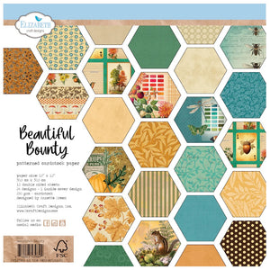 Elizabeth Craft Designs Beautiful Bounty 12x12 paper by Annette Green (C020)