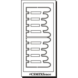 Clear Scraps Clear Mixers Fence Mixer (CSMIXfence)