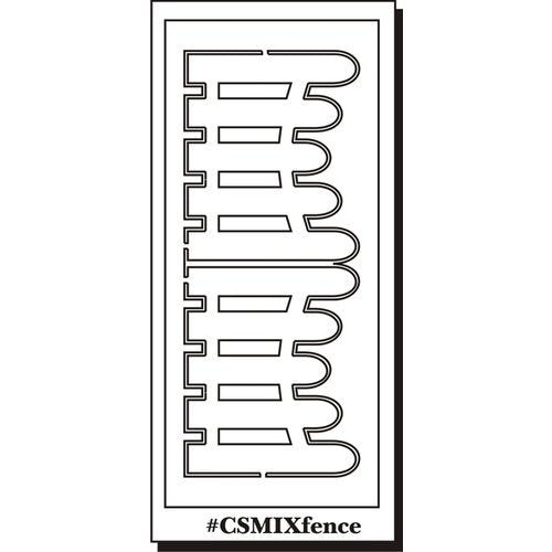 Clear Scraps Clear Mixers Fence Mixer (CSMIXfence)