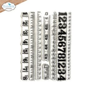 Elizabeth Craft Designs Favorite Humans Collection Ruler Stamp Set (CS357)