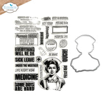 Load image into Gallery viewer, Elizabeth Craft Designs Favorite Humans Collection Florence Stamp &amp; Die Set (CSD354)
