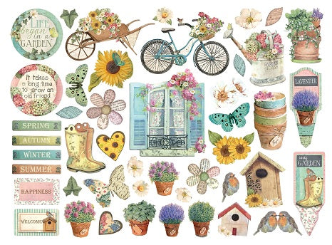 Stamperia Garden Collection Die Cuts (DFLDC97)