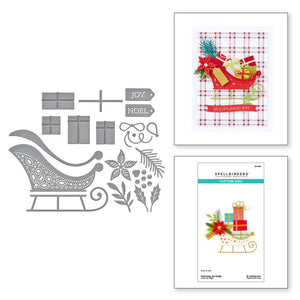 Spellbinders Cutting Die Delivering Joy Sleigh (S4-1358)