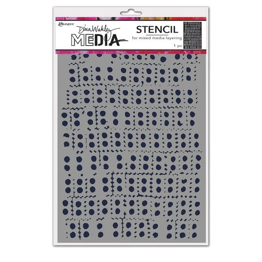 Dina Wakley Media Stencil Stacked (MDS83122)