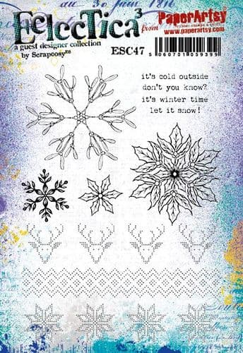 PaperArtsy Stamp Set Borders designed by Scrapcosy (ESC47)