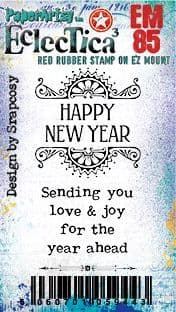 PaperArtsy Stamp Set Mini Happy New Year designed by Scrapcosy (EM85)