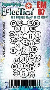 PaperArtsy Stamp Set Mini New Year Numbers designed by Scrapcosy (EM87)