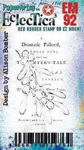 PRE-ORDER PaperArtsy Stamp Set Mistletoe designed by Alison Bomber (EM92)