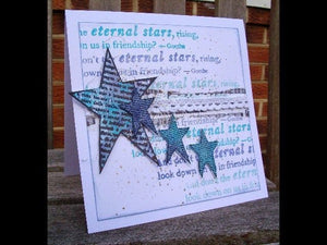 PaperArtsy Eclectica3 Stamp Set Eternal Stars by Sara Naumann (ESN13)