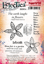 Load image into Gallery viewer, PaperArtsy Eclectica3 Stamp Set The Earth Laughs in Flowers by Sara Naumann (ESN14)
