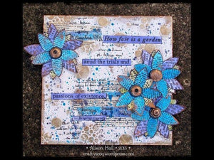 PaperArtsy Eclectica3 Stamp Set The Earth Laughs in Flowers by Sara Naumann (ESN14)