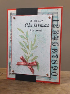 PRE-ORDER PaperArtsy Eclectica3 Stamp Set Merry Christmas by Sara Naumann (ESN17)