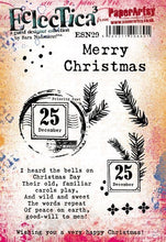 Load image into Gallery viewer, PRE-ORDER PaperArtsy Eclectica3 Stamp Set December 25th by Sara Naumann (ESN29)
