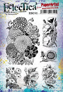 Paper Artsy Stamp Set Blooms designed by Scrapcosy (ESC01)