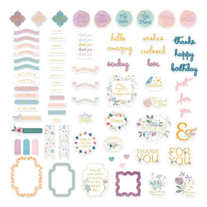 Spellbinders Paper Arts Floral Friendship Sentiments 154 Diecuts (SCS-276)