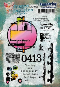 PaperArtsy Stamp Set One Structure Many Souls designed by France Papillon (FP035)