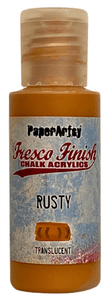 PaperArtsy Fresco Finish Chalk Acrylics Rusty Translucent (FF227)